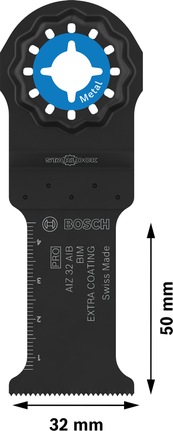 Hoja de corte por inmersión Bosch PRO AIZ 32 AIB para metal, 32x50 mm.